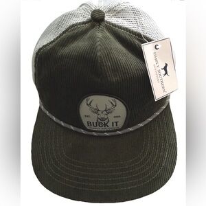 NEW SIMPLY‎ SOUTHERN Flat Bill Hat ‘Buck It’